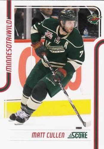 #234 Matt Cullen - Minnesota Wild - 2011-12 Score Hockey