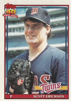 #234 Scott Erickson - Minnesota Twins - 1991 O-Pee-Chee Baseball