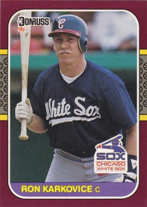 #234 Ron Karkovice - Chicago White Sox - 1987 Donruss Opening Day Baseball