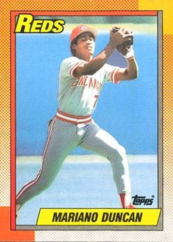 #234 Mariano Duncan - Cincinnati Reds - 1990 O-Pee-Chee Baseball