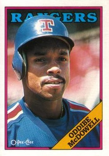 #234 Oddibe McDowell - Texas Rangers - 1988 O-Pee-Chee Baseball