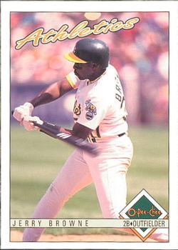 #234 Jerry Browne - Oakland Athletics - 1993 O-Pee-Chee Baseball