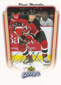 #234 Paul Martin - New Jersey Devils - 2005-06 Upper Deck MVP Hockey