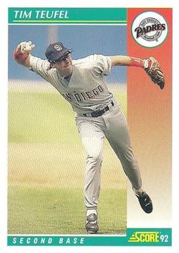 #234 Tim Teufel - San Diego Padres - 1992 Score Baseball