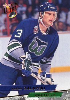 #234 Zarley Zalapski - Hartford Whalers - 1993-94 Ultra Hockey