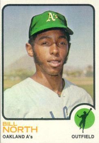 #234 Bill North - Oakland Athletics - 1973 Topps Baseball