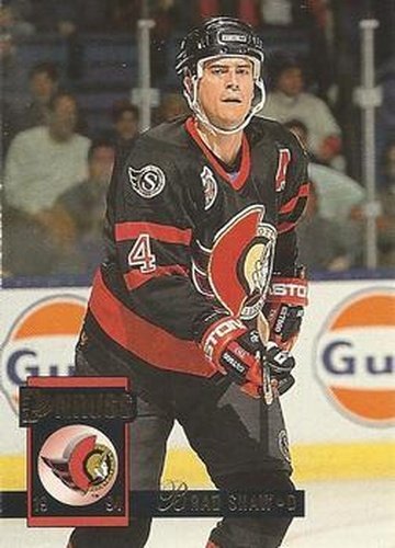 #234 Brad Shaw - Ottawa Senators - 1993-94 Donruss Hockey
