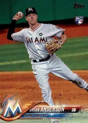 #234 Brian Anderson - Miami Marlins - 2018 Topps Baseball