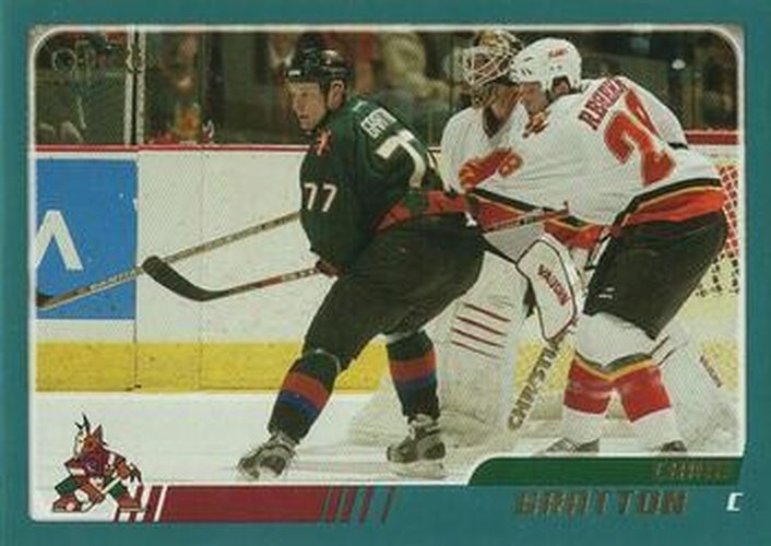 #234 Chris Gratton - Phoenix Coyotes - 2003-04 O-Pee-Chee Hockey