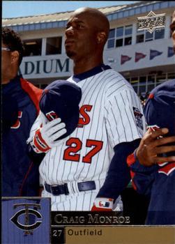 #234 Craig Monroe - Minnesota Twins - 2009 Upper Deck Baseball