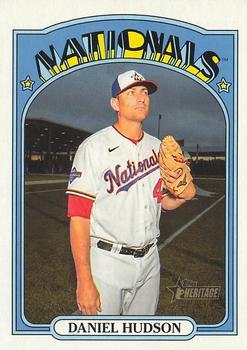 #234 Daniel Hudson - Washington Nationals - 2021 Topps Heritage Baseball