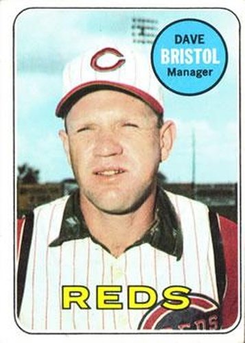 #234 Dave Bristol - Cincinnati Reds - 1969 Topps Baseball