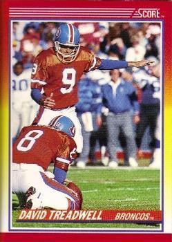 #234 David Treadwell - Denver Broncos - 1990 Score Football
