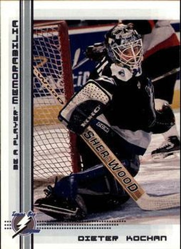 #234 Dieter Kochan - Tampa Bay Lightning - 2000-01 Be a Player Memorabilia Hockey