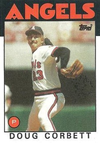 #234 Doug Corbett - California Angels - 1986 Topps Baseball