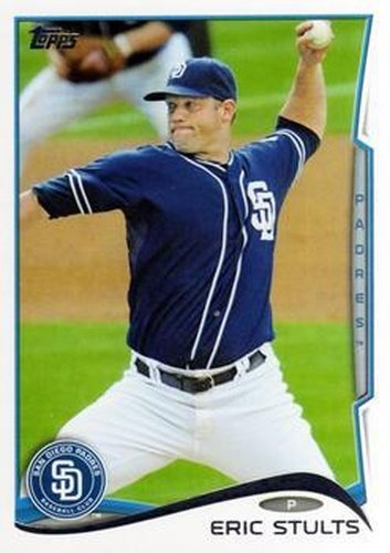 #234 Eric Stults - San Diego Padres - 2014 Topps Baseball
