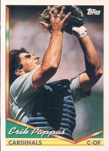 #234 Erik Pappas - St. Louis Cardinals - 1994 Topps Baseball