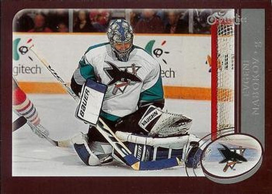 #234 Evgeni Nabokov - San Jose Sharks - 2002-03 O-Pee-Chee Hockey