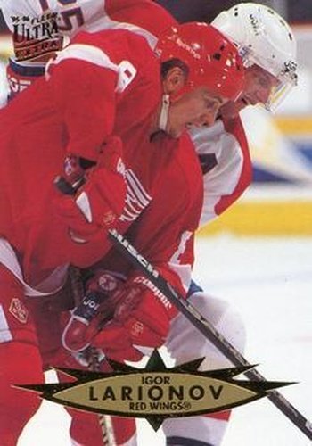 #234 Igor Larionov - Detroit Red Wings - 1995-96 Ultra Hockey