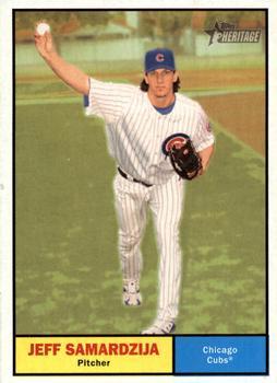 #234 Jeff Samardzija - Chicago Cubs - 2010 Topps Heritage Baseball