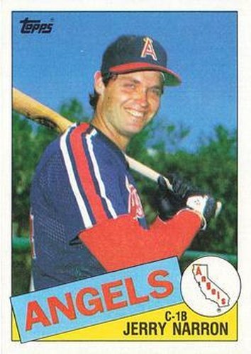 #234 Jerry Narron - California Angels - 1985 Topps Baseball