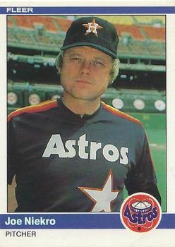 #234 Joe Niekro - Houston Astros - 1984 Fleer Baseball