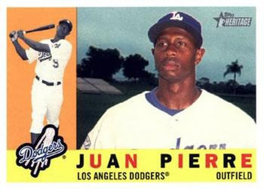#234 Juan Pierre - Los Angeles Dodgers - 2009 Topps Heritage Baseball