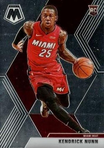 #234 Kendrick Nunn - Miami Heat - 2019-20 Panini Mosaic Basketball