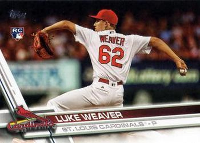 #234 Luke Weaver - St. Louis Cardinals - 2017 Topps Baseball