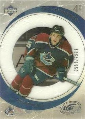#234 Rick Rypien - Vancouver Canucks - 2005-06 Upper Deck Ice Hockey