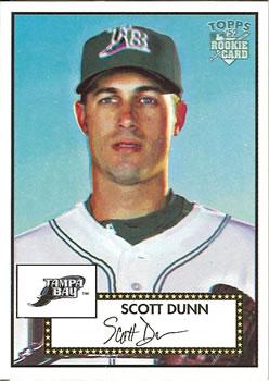 #234 Scott Dunn - Tampa Bay Devil Rays - 2006 Topps 1952 Edition Baseball