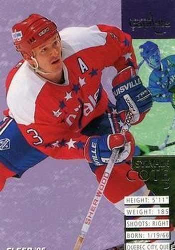 #234 Sylvain Cote - Washington Capitals - 1994-95 Fleer Hockey