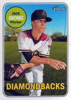 #234 Zack Greinke - Arizona Diamondbacks - 2018 Topps Heritage Baseball