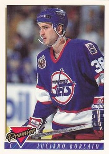 #234 Luciano Borsato - Winnipeg Jets - 1993-94 Topps Premier Hockey
