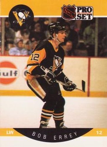 #234 Bob Errey - Pittsburgh Penguins - 1990-91 Pro Set Hockey