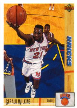 #234 Gerald Wilkins - New York Knicks - 1991-92 Upper Deck Basketball