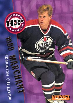 #234 Todd Marchant - Edmonton Oilers - 1995-96 SkyBox Impact Hockey
