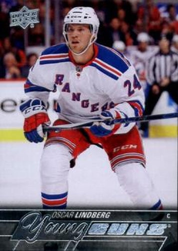 #234 Oscar Lindberg - New York Rangers - 2015-16 Upper Deck Hockey