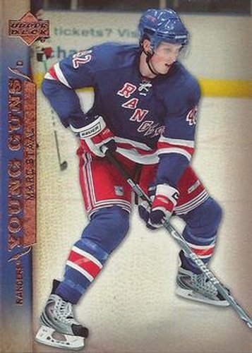 #234 Marc Staal - New York Rangers - 2007-08 Upper Deck Hockey