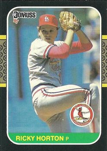 #234 Ricky Horton - St. Louis Cardinals - 1987 Donruss Baseball