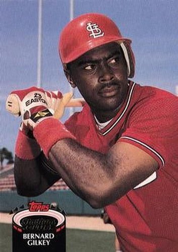 #234 Bernard Gilkey - St. Louis Cardinals - 1992 Stadium Club Baseball