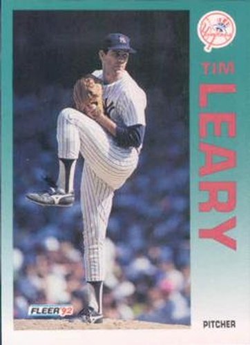 #235 Tim Leary - New York Yankees - 1992 Fleer Baseball