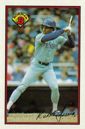 #235 Ruben Sierra - Texas Rangers - 1989 Bowman Baseball