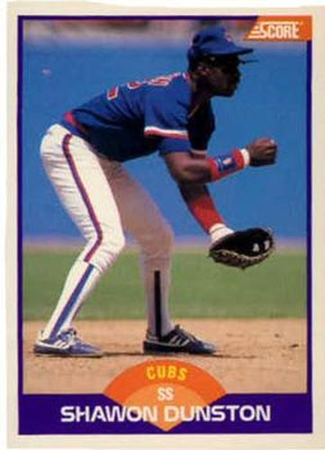#235 Shawon Dunston - Chicago Cubs - 1989 Score Baseball