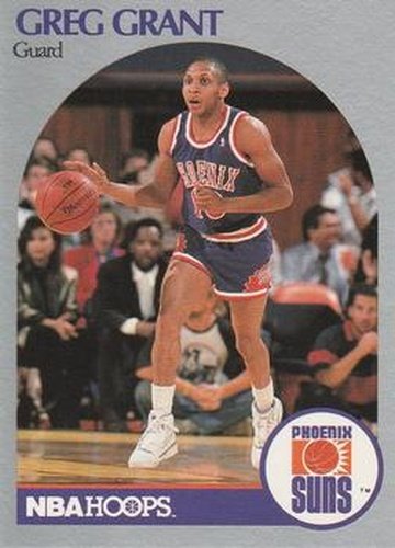 #235 Greg Grant - Phoenix Suns - 1990-91 Hoops Basketball