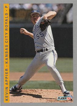#235 Kevin Appier - Kansas City Royals - 1993 Fleer Baseball