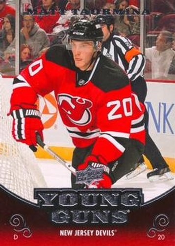 #235 Matt Taormina - New Jersey Devils - 2010-11 Upper Deck Hockey
