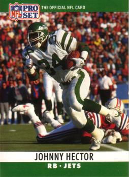 #235 Johnny Hector - New York Jets - 1990 Pro Set Football