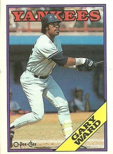 #235 Gary Ward - New York Yankees - 1988 O-Pee-Chee Baseball