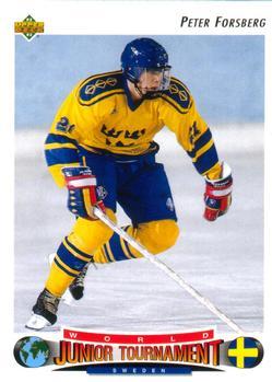 #235 Peter Forsberg - Sweden - 1992-93 Upper Deck Hockey